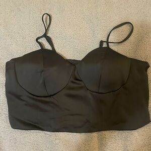 Sincerely Jules Black Cropped Top